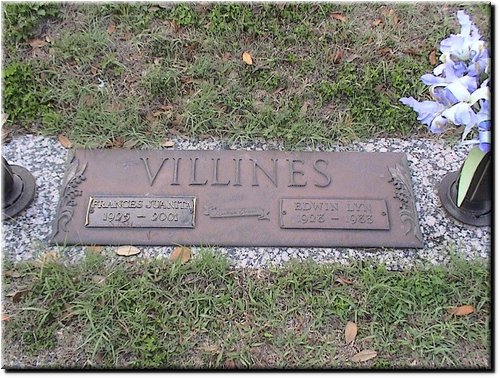 Villines, Frances Juantia and Edwin Lyn.JPG