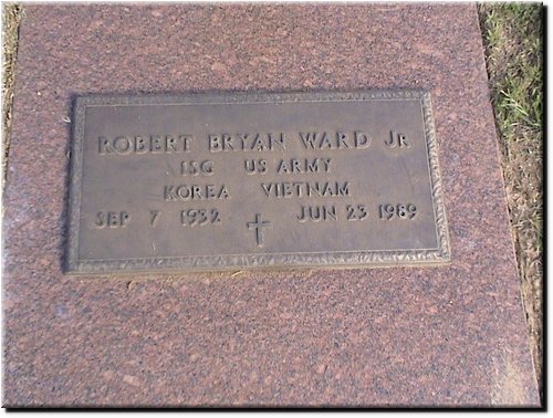 Ward, Robert Bryan Jr (military marker).JPG