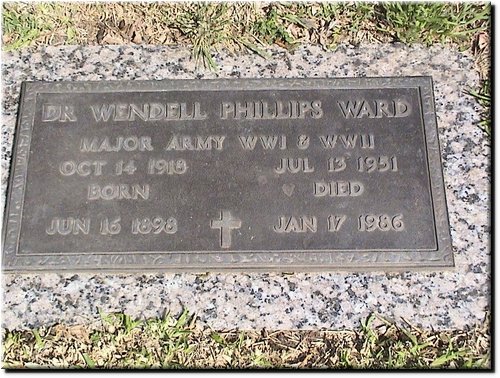 Ward, Wendell Phillips (military marker).JPG