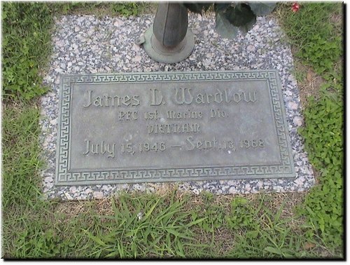 Wardlow, James D (military marker).JPG