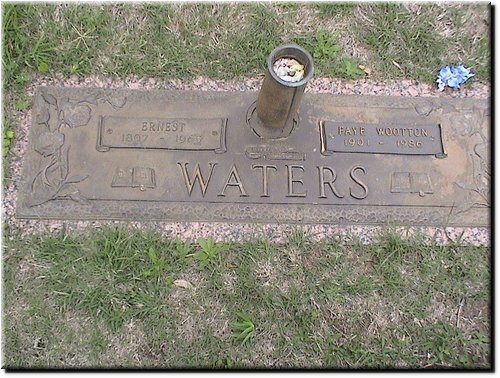 Waters, Ernest and Faye Wooton.JPG