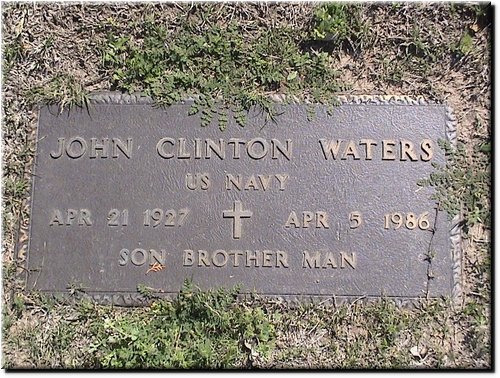 Waters, John Clinton (military marker).JPG