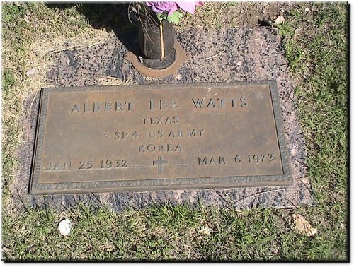 Watts, Albert (military marker).JPG