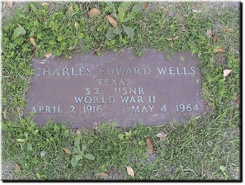 Wells, Charles Edward (military marker).JPG