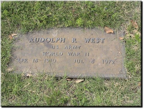 West, Rudolph R (military marker).JPG