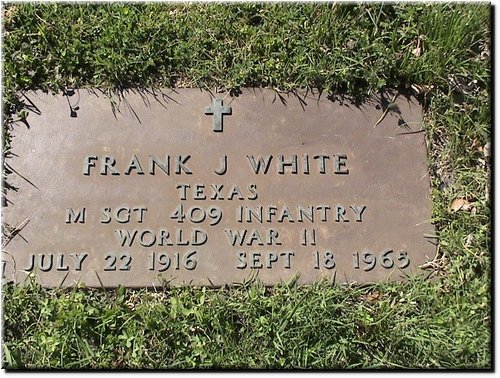 White, Frank (military marker).JPG