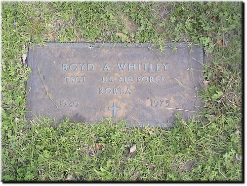 Whitley, Boyd (military marker).JPG