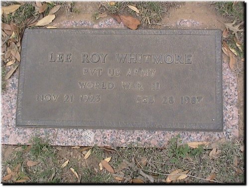 Whitmore, Lee Roy (military marker).JPG