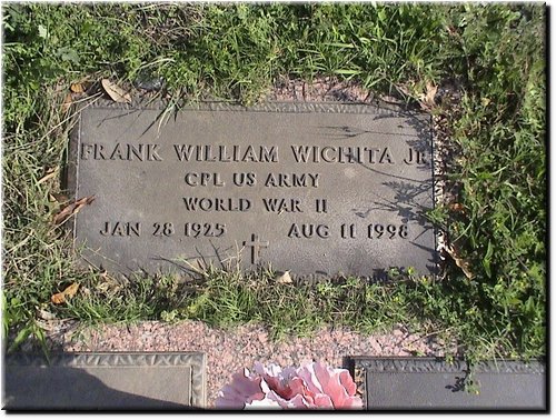 Wichita Frank Jr (military marker).JPG