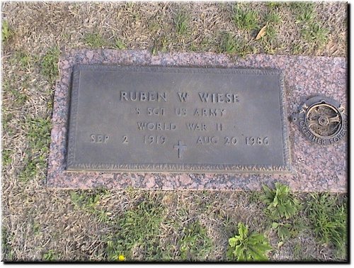 Wiese, Ruben (military marker).JPG