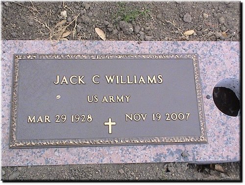 Williams, Jack (military marker).JPG