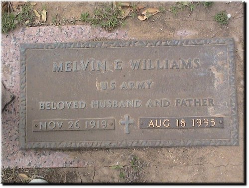 Williams, Melvin (military marker).JPG