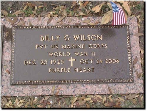 Wilson, Billy (military marker).JPG