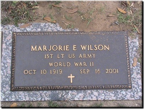 Wilson, Marjorie (military marker).JPG