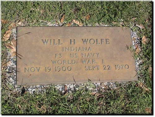 Wolfe, Will H (military marker).JPG