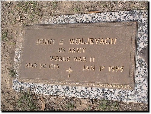 Woljevach, John (military marker).JPG