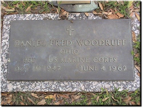 Woodruff, Daniel Fred (military marker).JPG