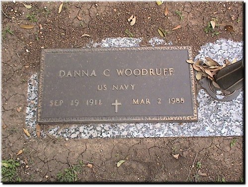 Woodruff, Danna C (military marker).JPG