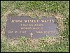 Watts, John Wesley (military marker).JPG