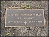 Wells, Milton Edward (military marker).JPG