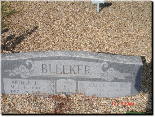 Bleeker, Arthur L and Callie Pruitt.JPG