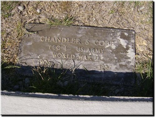 Cobb, Chandler S. (military marker).JPG