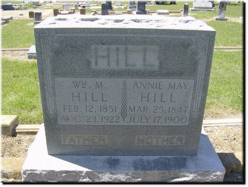 Hill, Wm M. and Annie May.JPG