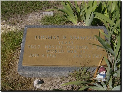 Simmons, Thomas R. (military marker).JPG