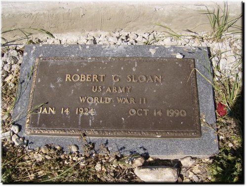 Sloan, Robert G (military marker).JPG