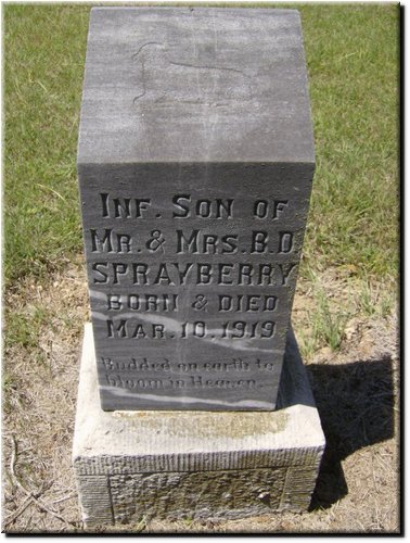 Sprayberry, Infant son of Mr and Mrs B. D..JPG