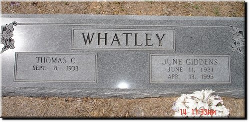 Whatley, Thomas C. and June Giddens.JPG