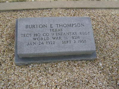 Thompson, Burton E. (military marker)