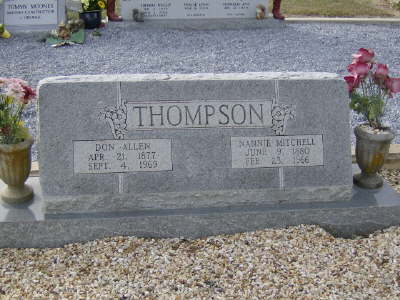 Thompson, Don Allen & Nannie Mitchell