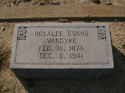 Vandyke, Rosalee Evans