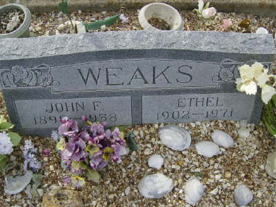 Weaks, John F. & Ethel