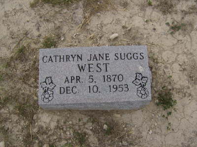 West, Cathryn Jane Suggs