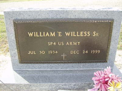 Willess, William E. Sr. (military marker)
