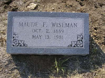 Wiseman, Maude F.