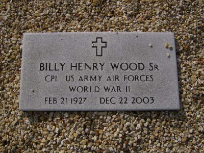 Wood, Billy Henry Sr. (military marker)