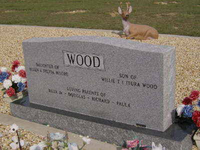 Wood, Billy & V. Louise (back of marker)