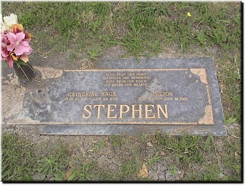 Stephen, Katherine Knox and Milton.JPG