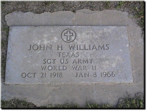 Williams, John H (military marker).JPG